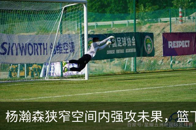 杨瀚森狭窄空间内强攻未果，篮下遭遇对手严防